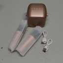 Mini Karaoke Machine, Portable Bluetooth Karaoke Speaker with 2 Wireless Microphones and Party Lights for Kids and Adults, Birthday Gifts for Girls Boys Family Home Party (Rose Gold)