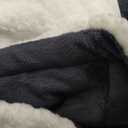 Heated Blanket,Soft Flannel Heated Throw Blanket,Fast Heating Electric Throw Blanket with 8 Heating Levels,9 Hours Auto Shut Off,Home Sleep Electric Blanket Throw, A Thoughtful Gift for Elders (Blue+white)