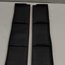 BILIKEYU Stove Silicone Rack Over Back of Stove Flat Magnet Top of Stove Kitchen Shelf Stove Organizer Above Stovetop Storage Rack for Wall (Black, 38.5x11x4cm)