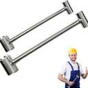 Industrial Door Hinge Gap Adjusting Wrench Tool Kit, Sliver, Steel, Plated, 14-19mm & 23-25mm Hinge Gap Adjusting Wrench