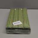 ANDSTAR Bamboo Placemats Set of 8 Non-Slip Waterproof - 12x18 Inch Reusable Table Mats for Kitchen Dining, Eco-Friendly Thick Heat Resistant Dishwasher Safe Home Decor (Green)