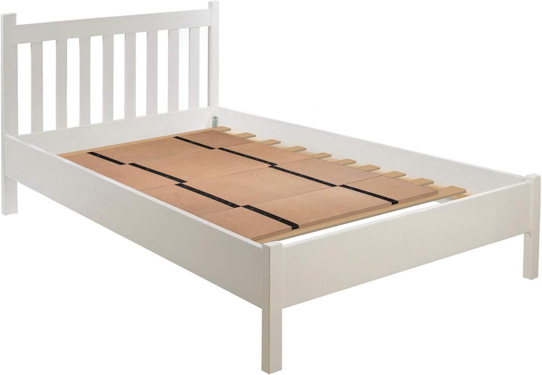 DMI Foldable Box Spring, Bunkie Board and Bed Support Slats, No Assembly Needed, Full Size Bed Base, 60" x 30"