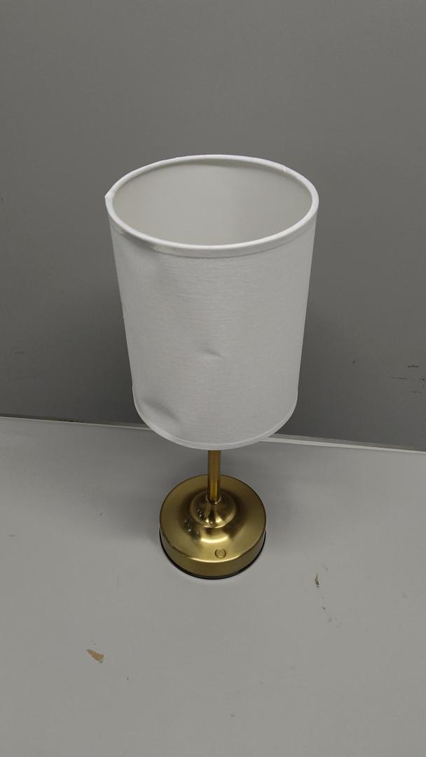 Touch Control Cordlss Table Lamp, USBC Rechargeable Lamp with Stepless Dimming, 4000mAh Battery Operated Vintage Bedside Lamp for Bedroom, Living Room, Night Light & Emergency Lighting, Brass, 1 Pack