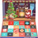 BATTOP Advent Calendar 2025, 24 Days Mochi Animals Squishy Toys for Kids,Toddlers, Christmas Countdown Calendar Toy for Boys Girls, Christmas Party Favor Gifts (blue)