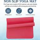 LEIFIDE 10 Pack Yoga Mats Bulk 68'' x 24'' x 4mm Thick Yoga Mats Multicolor