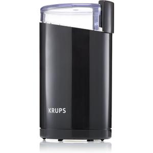 KRUPS Precision Electric Coffee Grinders, 3 oz Capacity, 200W Motor, Stainless Steel Blades for Uniform Grinding of Beans, Herb and Nuts, Coffee and Spice Grinder Electric, (Black)