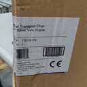 Drive Steel Transport 17" silver vein frame wheel chair
