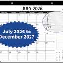 Desk Calendar 2026-2027,July 2026 to December 2027, Desk calendar 2026-2027 with to-do list,2027 Calendar 18 Months,Calendar 2026-2027-17" x 12" for Home or Office.