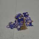 Suzile 36 Pcs Christmas Wooden Ornaments Blue Christmas Ornaments for Tree Vintage Winter Tree Decorations Xmas Hanging Wood Cutouts Decor for Farmhouse Home Winter Holiday Party Wreaths