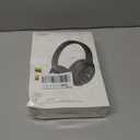 TOZO HT3 Hybrid Noise Cancelling Headphones, 90H Battery Life Wireless Over Ear Bluetooth 6.0 Foldable Headset, AI Voice Assistant with 5 Mics, Connect 2 Devices and Hi-Res Sound, 32 EQ Audio Presets (Titanium Black)