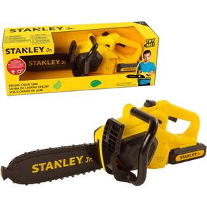Red Toolbox Stanley Jr Battery Operated Delux Chainsaw,Yellow