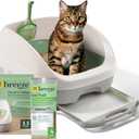 Purina Tidy Cats Litter Box System, BREEZE System Starter Kit Litter Box, Litter Pellets & Pads