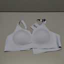 Wireless Bras for Women No Underwire, Seamless Bras Smooth Soft V Neck Full Coverage Comfort Bra with Extender, XL