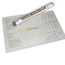 Silicone Pastry Mat with Measurements. Finally a Baking Mat That Actually Works. Designed in the USA. Extra Large 26” x 18”