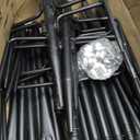 6 Pack String Light Poles for Outside, Upgraded Heavy-Duty Metal Poles for Outdoor String Lights with Fork, Adjustable Lighting Hanging Accessories for Patio Decor Pergola Backyard Garden Decorations