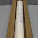 4-Panel Replacement Fabric for Sliding Panel Track Blinds 23" W x 96" L Fabric Only Pre-Attached Hook & Loop Fasteners Trimmable, No Bottom Rail Included, Light Filtering - White