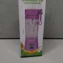 Portable Blender for Smoothies & Shakes - Cordless Personal Size Mini Blender with BAP Free Juice Cup, USB Rechargeable Suit for Sports/Picnic, 380 Ml