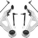 6PCS Front Lower Control Arm Fits 2013-2019 for Nissan Pathfinder, 2014-2019 for Infiniti QX60, 2013 JX35 Suspension Kit w/Ball Joints K623063 K750094 K750095 K623064 ES801265 ES801266