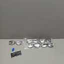 CCVOO +2.25 Clear Vision Reading Glasses for Women  5-Pack Blue Light Filtering Readers with Spring Hinges (*C2 Flower Mix)