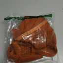 ZAFUL Women's Zip Up Sweater Long Sleeve Polo V Neck Ribbed Knit Slim Cropped Sweater Pullover Jumper Tops (1-Orange, S)