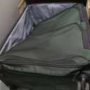 DELSEY PARIS Sky Max 2.0 Softside Expandable Luggage with Spinner Wheels, Green, Checked-Large, 28 Inch