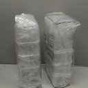 PRAKI Airtight Food Storage Containers with Lids, 12PCS Plastic Kitchen Storage Containers for Pantry Organizers and Storage - Cereal, Rice, Flour and Sugar Containers with Labels & Marker (Black-12 Piece)