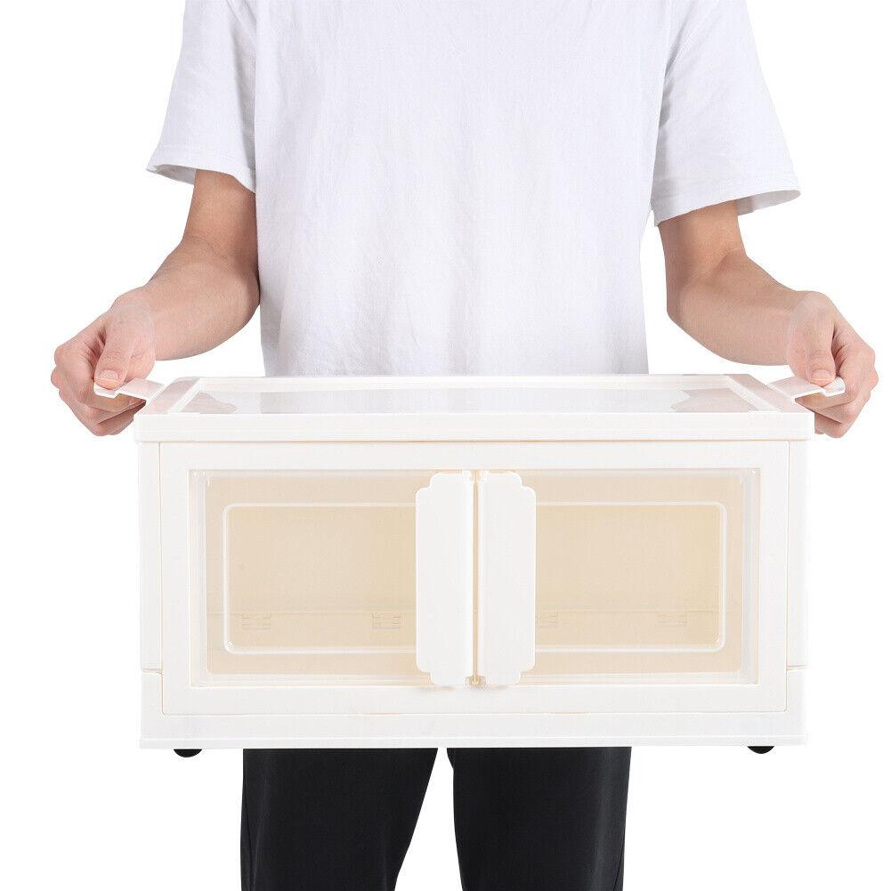Stackable storage bin with lid