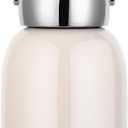 jessie Mini Insulated Stainless Steel Water Bottle,9oz/260ml Small Vacuum Metal Water Bottle Leak Proof for Sports Juice Milk Tea Vacuum Hot And Cold Water Coffee Bottle (Light Pink)