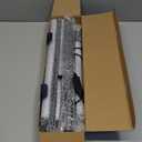 luckystyle Smart RGB+IC Corner Floor Lamp, Bright LED Tall Modern Floor Lamp with APP and Remote, Ambient Lighting Color Changing Standing Lamps with Music Mode and Timing for Living Room, Bedroom, Party (Black)