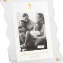 Mud Pie Acrylic Cross Frame; 8" x 6"