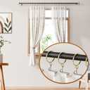 24 Pack Gold Metal Curtain Rings with Eyelets, 1.5 inch Inner Diameter Drapery Rings Apply for Curtain Rods(Fits Up to 1 1/4-Inch Rod)