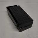 LEHOM Slim Rolling Storage Cart - 4 Tiers Bathroom Organizer Utility Cart Slide Out Storage Shelves Mobile Shelving Unit for Kitchen, Bedroom, Office, Laundry Room, Small Narrow Spaces Black (7.1"W x 15"D x 36"H)