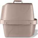 Van Ness Pets Odor Control Large Enclosed Sifting Cat Pan with Odor Door, Hooded, Beige, CP66, L (Pack of 1)