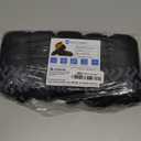 X-Large 50 Pack Shoe Covers Disposable Non-Slip, Black Non-Woven Fabric Boot Covers for Indoors Breathable Slip Resistant Durable Boot, Stretchable Fits Up to Size 13 US Men (Black, 50 Pack)