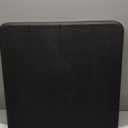 4Ft Folding Table Adjustable Height Portable Folding Tables Heavy Duty 400 lbs Capacity, Wood Grain Tabletop for Working Meeting Parties, Picnic, Camping, Weddings, Garden Dining-Black (4FT)