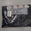 Yimoya Valentine Sweatshirt - Women's Cute Leopard Love Heart Shirt Gift (Black)