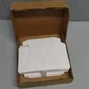 50pcs Individual Cookie Boxes with Window 4.3x4.3x1.2 Inches Small Soap Packaging Boxes Dessert Boxes Auto-Popup Gift Box Wedding Favor Boxes Small Gift Boxes for Single Cookie Pastry