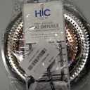 HIC Kitchen Heat Diffuser Reducer Flame Guard With Removable Handle, Stainless Steel, Distributes Heat Evenly And Reduces Scorching, For Gas Electric Glass Stovetops, 8.25-Inch, Set of 2