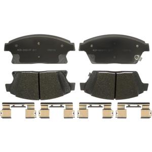 ACDelco Silver 14D1467CHF1 (19386947) Ceramic Front Disc Brake Pad