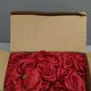 Roshtia 4 Set Derby Day Party Run for the Roses Centerpieces Horse Racing Party Potted Artificial Red Rose Flowers Racehorse Themed Tabletop Supplies