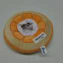 ANWA Adjustable Cat Cone Collar Soft, Cute Cat Donut Collar After Surgery, Kitten Recovery Cones to Stop Licking (Medium (7-18 lbs), Orange)