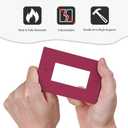 Wine Red Outlet Covers Burgundy 1 Gang Rocker Single Light Switch Cover Plate Decorative Gfci Wall Plate Electrical Switch Plate Covers Living Room Bedroom Dramatic Modern Cover
