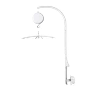 Baby Crib Mobile Arm with Music Box Spin Motor,28 Inch,Volume Control,3 Modes(Turn & Music,Turn Only, Music Only),Nursery Decor Hanger,Holder for DIY Clamp Mobile,35 Lullabies,30 Min Auto-Off