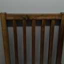 LZRS 2-Panel Wooden Free Standing Foldable Dog Gate Indoor  Solid Hardwood 24" High, Step-Over Safety Pet Gate for Doorways, Stairs & Small Spaces - Indoor Use, Oak