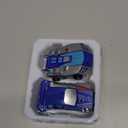 Magnetic Dinosaur Car Toy - 2 in 1 Crash & Transform Vehicle to Dino, No Battery Needed for Kids Age 3-12, Birthday Gift (Blue Dragon)