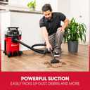 Vacmaster VCM408PF 1101 4-Gal 3.5 Peak HP Wet/Dry Vac Red