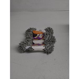 Dust Mop Slippers  Gray One Size 3 Pack