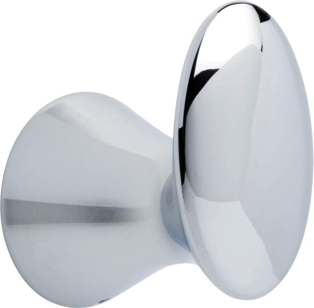 DELTA FAUCET 73835 Lahara Wall Mounted Towel Hook in Polished Chrome (Robe Hook (Pack of 1))