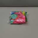 4 Pieces Hippie Costume Set, Include Colorful Tie-Dye T-Shirt, Peace Sign Necklace, Headband and Sunglasses for Theme Parties (8-10Y, Rainbow)