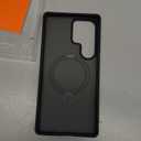 TORRAS 360 Spin Magnetic Stand for Samsung Galaxy S25 Ultra Case, Fit for Magsafe, Military Grade Slim Protective S25 Ultra Case with Kickstand & Ring Holder, Ostand Spin, Translucent Frosted Black